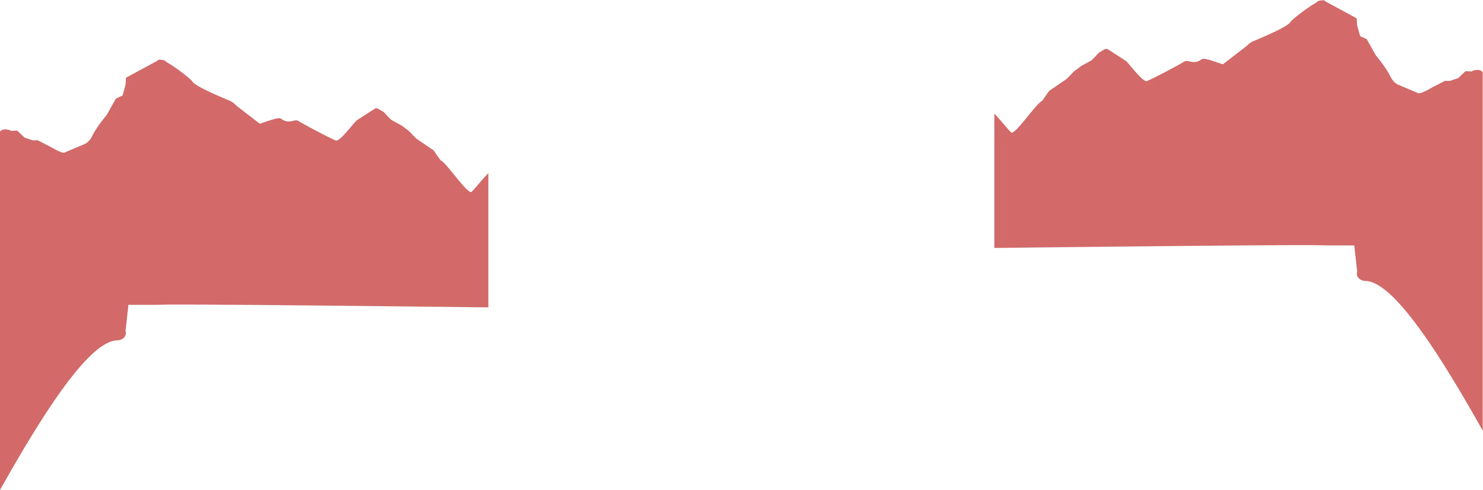 Pink mountain range background illustration