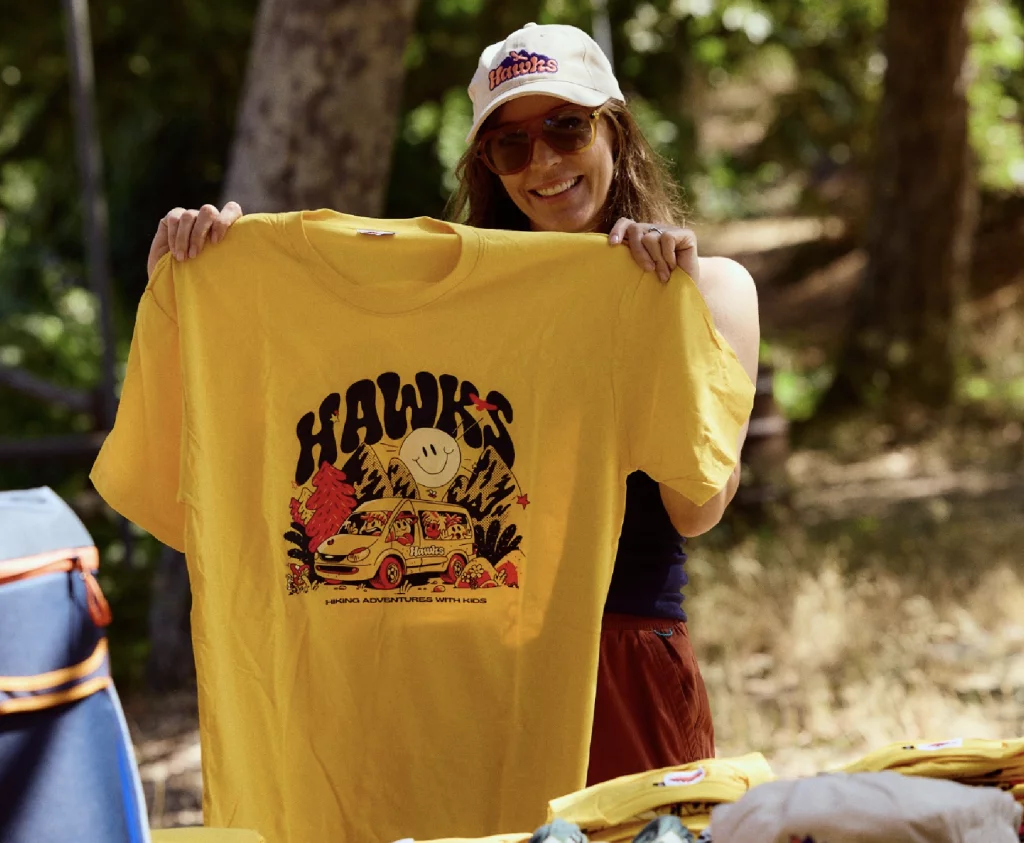 kids wearing matching shirts outdoor program