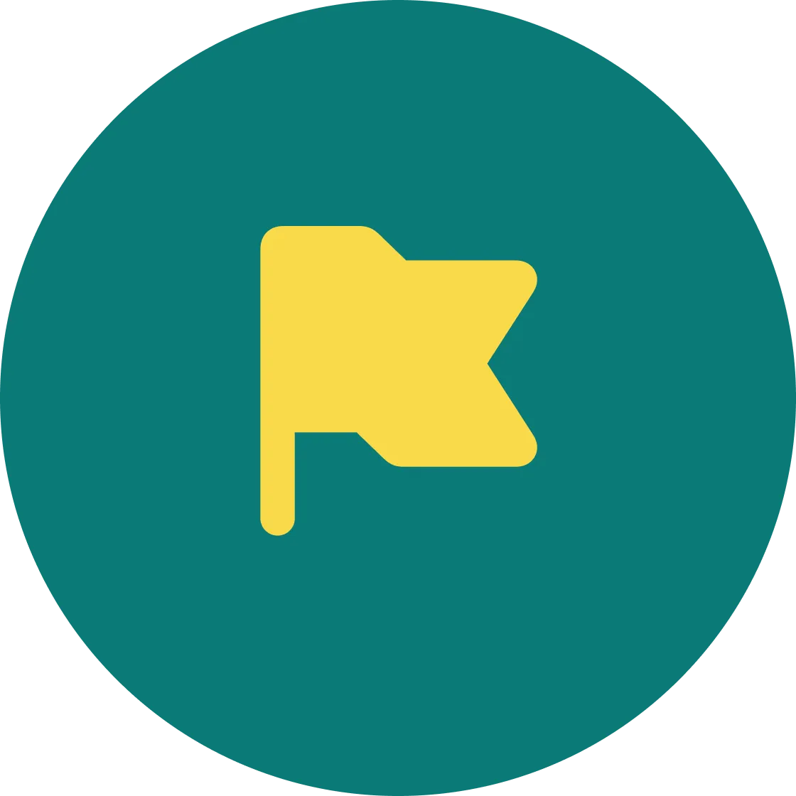 flag icon outdoor goals achievement symbol